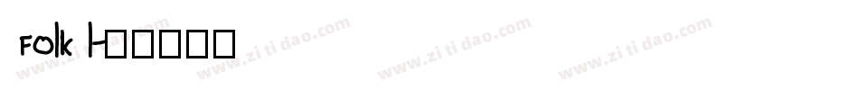 Folk l字体转换